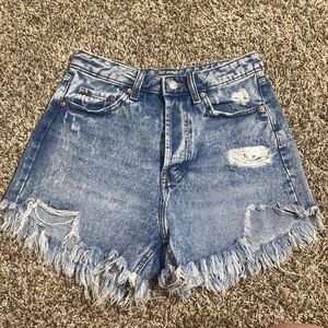 Denim shorts size 4